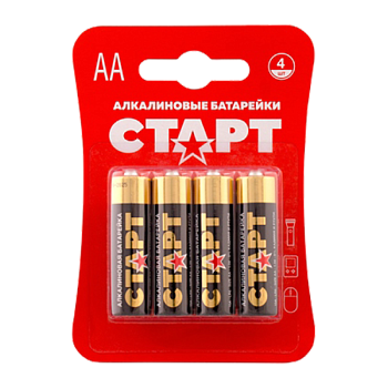 Батарейка Старт LR6 AA BL4 Alkaline 1.5V (4/40/720)
