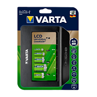 З/У для аккумуляторов Varta LCD Universal Charger (57678) AA/AAA/Крона/C/D 4 слота