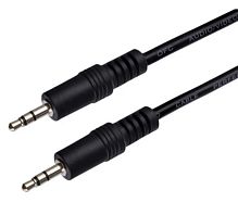 Кабель AUX Perfeo Jack 3.5mm (m)-Jack 3.5mm (m) 1.5м черный (1/70)