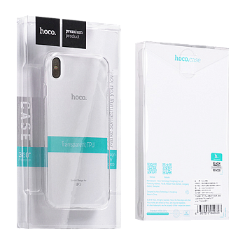 Чехол HOCO Light series TPU case for iPhone X Прозрачный