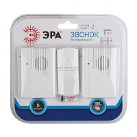 Беспроводной звонок ЭРА C27-2 белый (1/10/60)