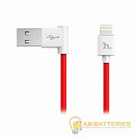 Кабель HOCO UPL11 USB (m)-Lightning (m) 1.2м 2.0A силикон красный (1/50/500)