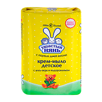 Крем-мыло Невская Косметика Ушастый Нянь Алоэ и Подорожник 90г (1/72)