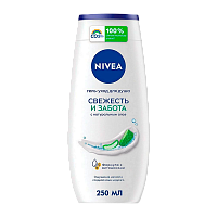 Гель для душа Nivea Свежесть и Забота 250мл (1/12)