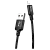 Кабель HOCO X14 USB (m)-Lightning (m) 1.0м 2.0A нейлон черный (1/33/330)