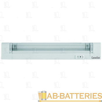 Светильник люминесцентный Camelion WL-2001 13W 220V 1LED накладной с выключателем белый (1/30)