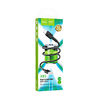 Кабель HOCO X83 USB (m)-Lightning (m) 1м 2.4A ПВХ черный (1/33/330)