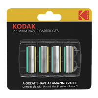 Сменные кассеты Kodak "Premium" 5 лезвий 4шт. (цена за 1 шт) для станка Prem Razor 5 (4/24/96) 