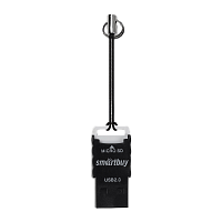 Картридер Smartbuy 707 USB2.0 microSD черный (1/20)