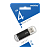 Флеш-накопитель Smartbuy V-Cut 4GB USB2.0 пластик черный