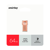 Флеш-накопитель Smartbuy MC5 64GB USB2.0 металл розовое золото
