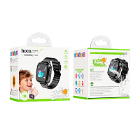 Смарт-часы Hoco Y100 детские с функцией звонка черный (1/50)
