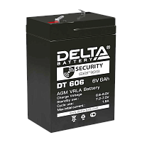 Аккумулятор свинцово-кислотный Delta DT 606 6V 6Ah (1/20) 