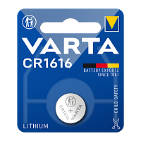 Батарейка Varta ELECTRONICS CR1616 BL1 Lithium 3V (6616) (1/10/100)