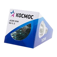 Лампа галогенная Космос JCDR GU5.3 50W 3000К 220V софит