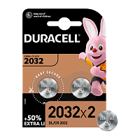 Батарейка Duracell CR2032 BL2 Lithium 3V CN (Китай) (2/12/144)