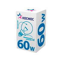 Лампа накаливания Космос E14 60W 220-240V шар Брест прозрачная
