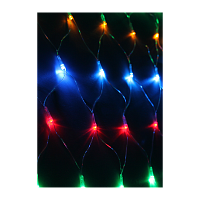 Гирлянда Космос 320LED 2.3*2.1м лампочки сетка 8 режимов ассорти (1/40)