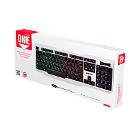 Клавиатура проводная Smartbuy 333 ONE классическая USB белый черный (1/20)