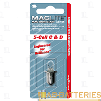Лампа ксеноновая MAGLITE 3V для фонаря 5C и 5D Mag-num Star XENON