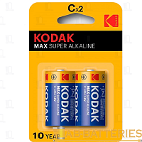 Батарейка Kodak MAX LR14 C BL2 Alkaline 1.5V (2/24/6864) 