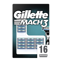 Сменные кассеты Gillette MACH3 3 лезвия 16шт. (цена за 1 шт) (16/160)