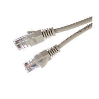 Патч-корд GoPower RJ-45 (m)-RJ-45 (m) 1м кат.5е ПВХ 26AWG CCA Premium Zip-Lock c подвесом (1/100) 
