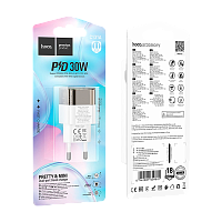 Сетевое З/У HOCO C131A 1USB/Type-C 3.0A 30W QC3.0 черный (1/30/180)