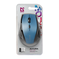 Мышь беспроводная Defender MM-365 Accura классическая USB синий (1/40)