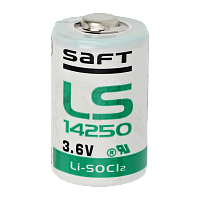 Батарейка Saft 14250 1/2AA Б/УП Li-SOCl2 3.6V (1/50) 