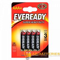 Батарейка Eveready Super R03 AAA BL4 Heavy Duty 1.5V (4/48)  | Ab-Batteries | Элементы питания и аксессуары для сотовых оптом