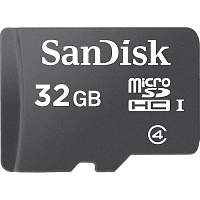 Карта памяти microSD SanDisk Mobile 32GB Class4 4 МБ/сек без адаптера