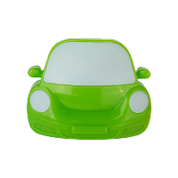 Ночник Camelion NL-197 "Машинка" 1LED 0.5W 220V в розетку зеленый (1/24/96)