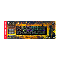 Клавиатура проводная Defender GK-370L Prosecutor игровая USB 1.5м Anti-Ghost черный (1/20)