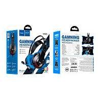 Наушники полноразмерные HOCO W105 с микр. игровые синий (1/30)