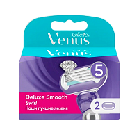 Сменные кассеты Gillette VENUS Swirl 5 лезвий 2шт. (цена за 1 шт) (2/20)