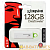 Флеш-накопитель Kingston DataTraveler G4 128GB USB3.0 пластик белый зеленый