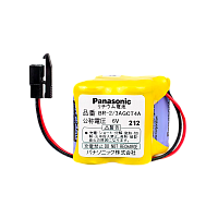 Элемент питания Panasonic BR-2/3AGCT4A-Black 6V, Lithium, с разъемом FANUC A98L-0031-0025