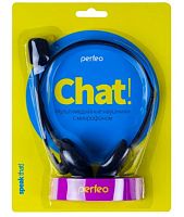 Наушники накладные Perfeo CHAT с микр. черный