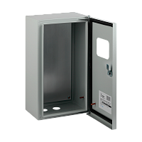 Щит с монтажной панелью ЭРА SIMPLE ЩМПг (окно)-01 IP54 (410x220x175)