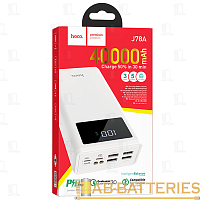 Внешний аккумулятор HOCO J78A 40000mAh 3.0A 4USB/Lightning/Type-C белый (1/18)
