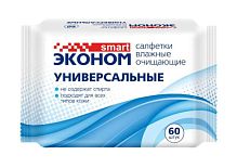 Влажные салфетки SMART Эконом 60шт.  (1/30)
