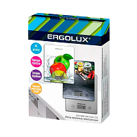 Весы кухонные Ergolux ELX-SK02-C02 электронные 5кг ассорти (1/20)