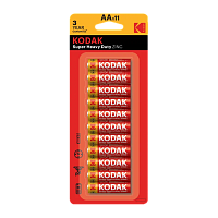 Батарейка Kodak Extra R6 AA BL10+1 Heavy Duty 1.5V (срок годн.до 11.2025) (11/264/28512)