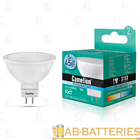 Лампа светодиодная Camelion MR16 GU5.3 5W 4500К 12V софит матовая (1/10/100)
