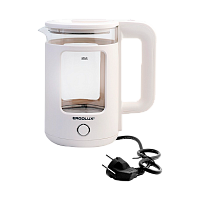 Электрочайник Ergolux ELX-KG08-C01 1800W 1.8л белый (1/12)