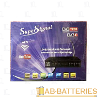 Приставка для цифрового ТВ Supersignal T9999+C DVB-T/T2 металл черный (1/60)