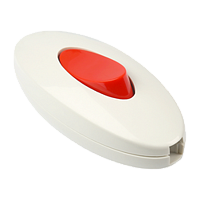 Выключатель Smartbuy проходной белый/красный 6А 250В (SBE-06-S05-wr)