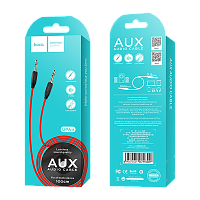 Кабель AUX HOCO UPA11 Jack 3.5mm (m)-Jack 3.5mm (m) 1м TPE черный (1/30/300) 