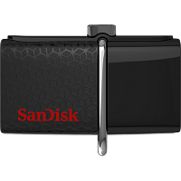Флеш-накопитель SanDisk Ultra Dual DD2 16GB USB3.1 пластик черный